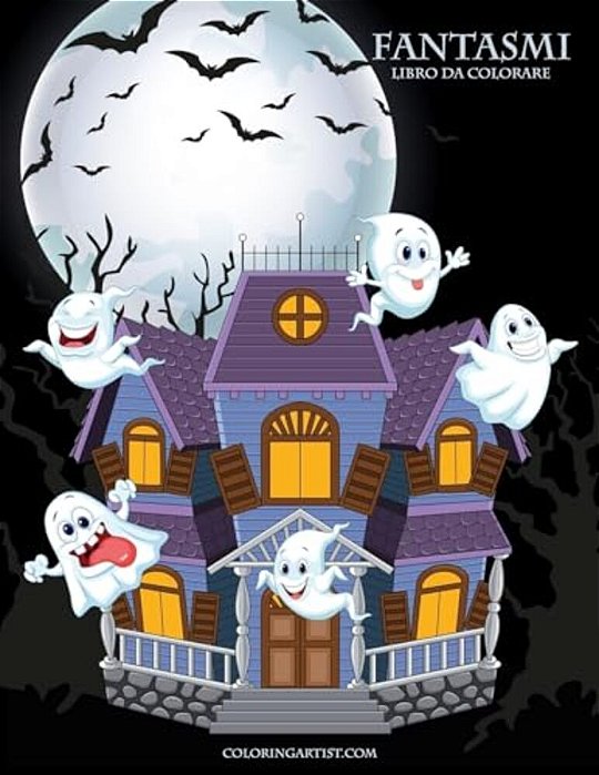 Fantasmi Libro Da Colorare 1-..