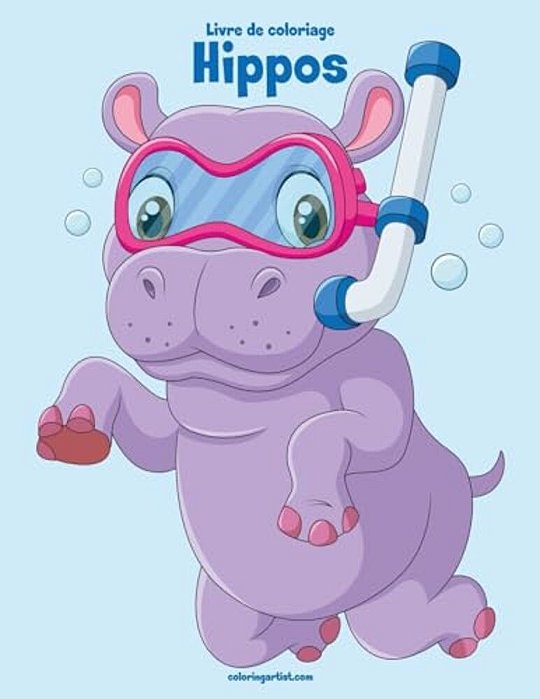 Livre De Coloriage Hippos 1-..
