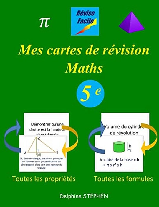 Mes Cartes De Révision Maths 5E-..