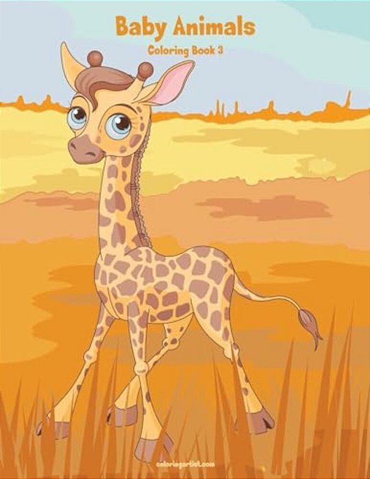 Baby Animals Coloring Book 3-..