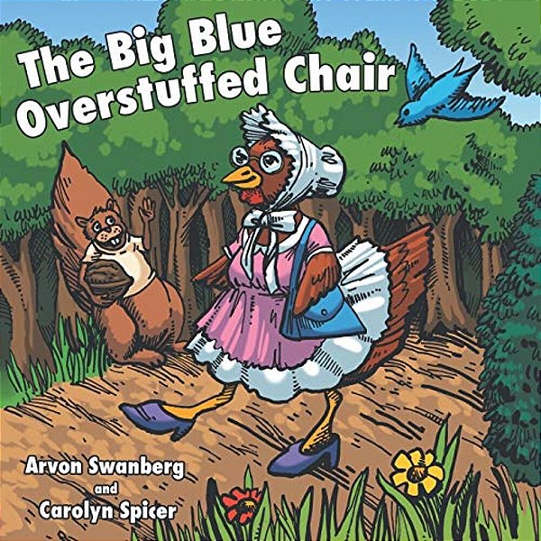 The Big, Blue, Overstuffed Chair-..