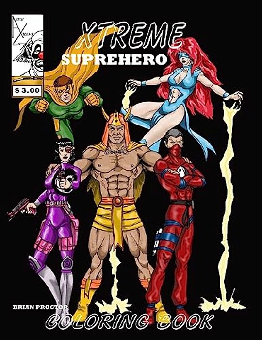 Xtreme Superhero Coloring Book-..