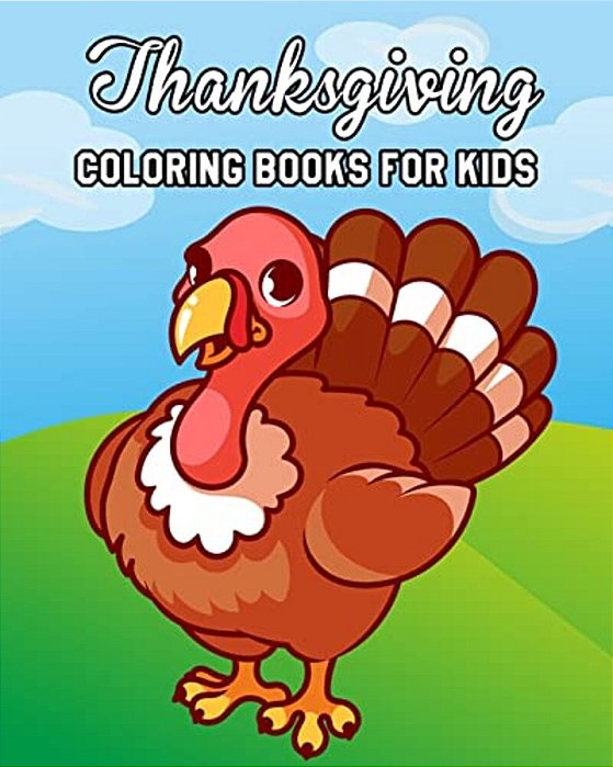 Thanksgiving Coloring Books For Kids-..