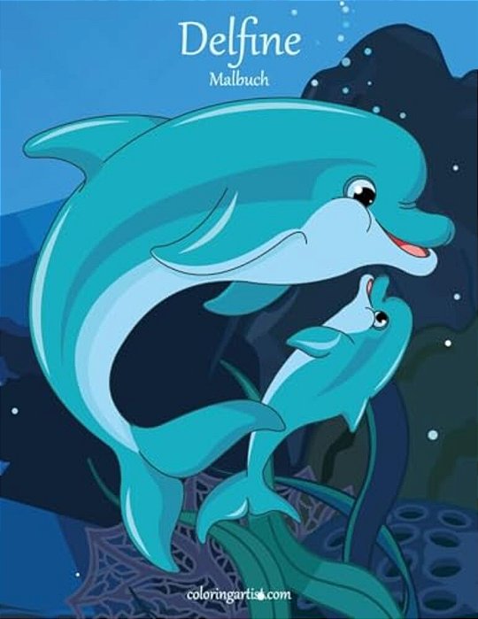 Delfine-Malbuch 1-..