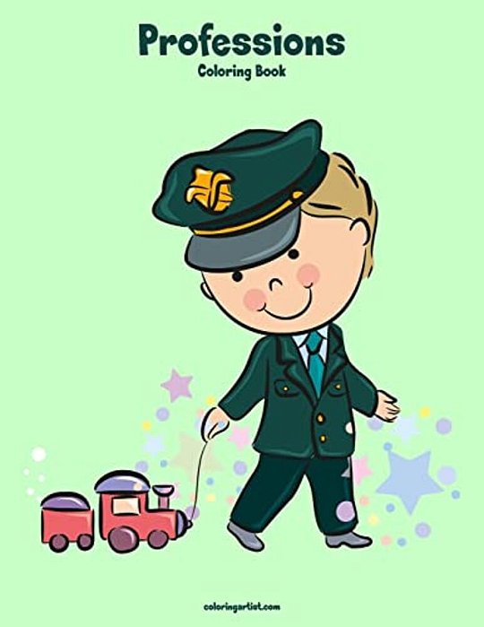 Professions Coloring Book 1-..