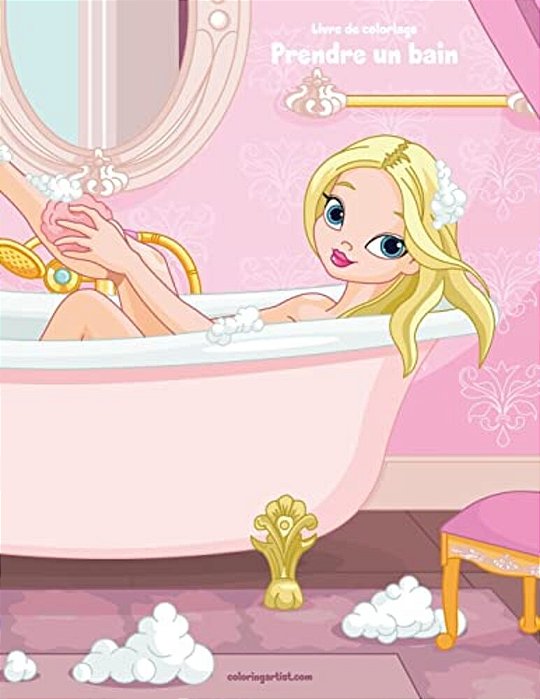Livre De Coloriage Prendre Un Bain 1-..