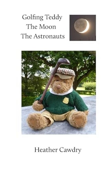 Golfing Teddy The Moon The Astronauts-..