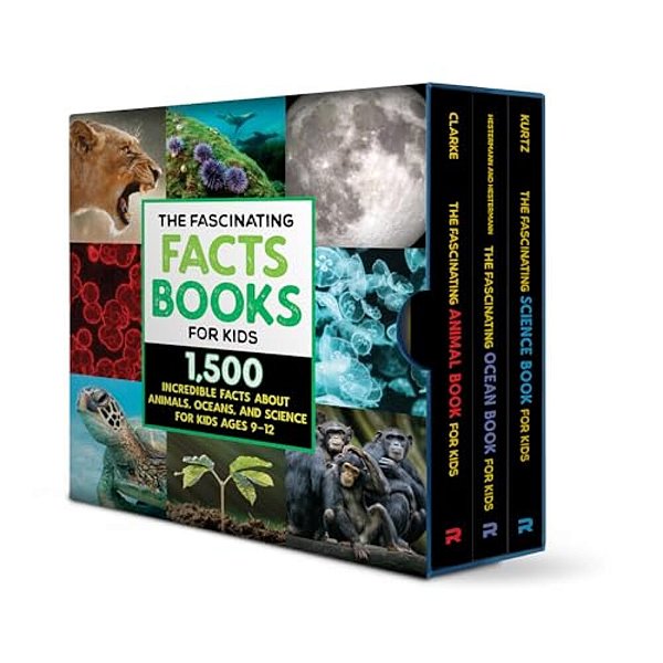 The Fascinating Facts Books For Kids 3 Book Box Set: 1,500 Incredible Facts About Animals, Oceans, And Science For Kids Ages 9-12-..