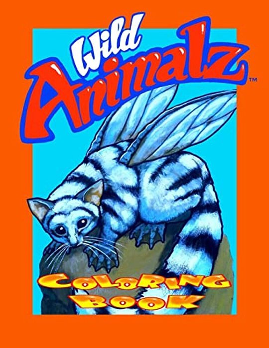 Wild Animalz: Coloring Book-..