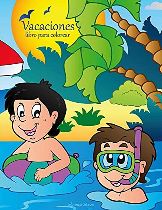 Vacaciones Libro Para Colorear 1-..