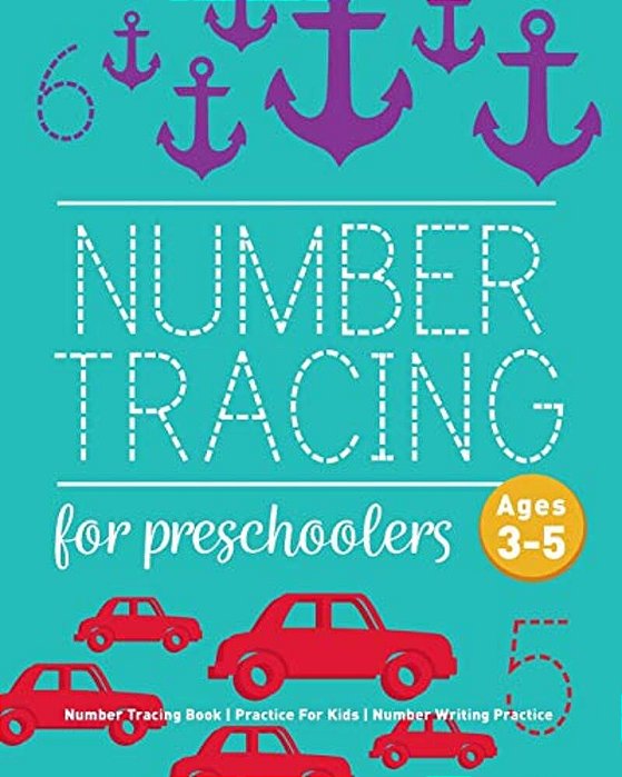 Number Tracing Book For Preschoolers: Number Tracing Book, Practice For Kids, Ages 3-5, Number Writing Practice-..