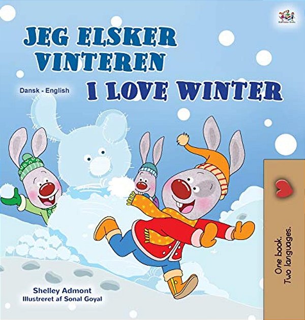 I Love Winter (Danish English Bilingual Children's Book)-..