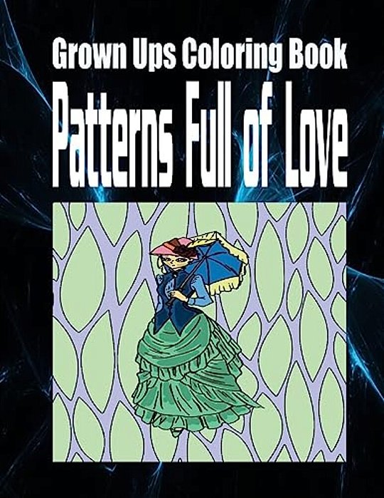 Grown Ups Coloring Book Patterns Full Of Love Mandalas-..