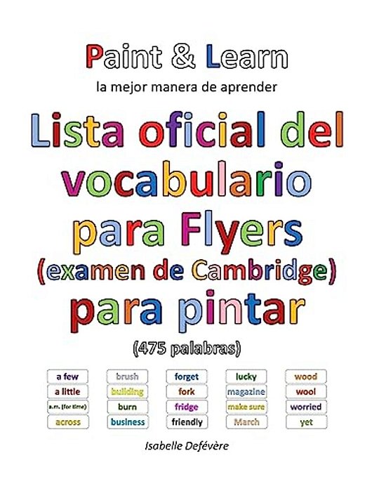 Lista Oficial Del Vocabulario Para Flyers (Examen De Cambridge)-..