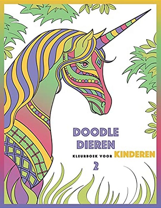 Doodle Dieren Kleurboek Voor Kinderen 2-..