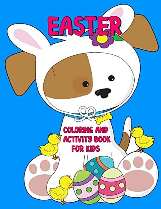 Easter Coloring And Activity Book For Kids-..