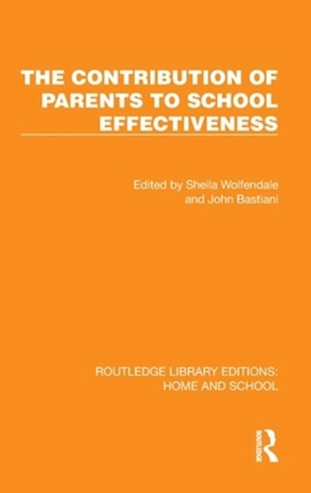 The Contribution Of Parents To School Effectiveness-..