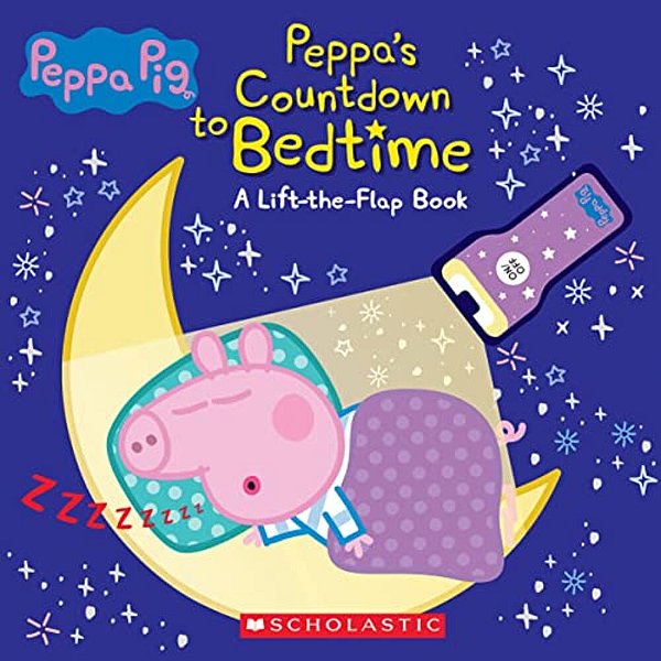 Countdown To Bedtime: Lift-The-flap Book With Flashlight (Peppa Pig) [With Mini Peppa Pig Flashlight]-..