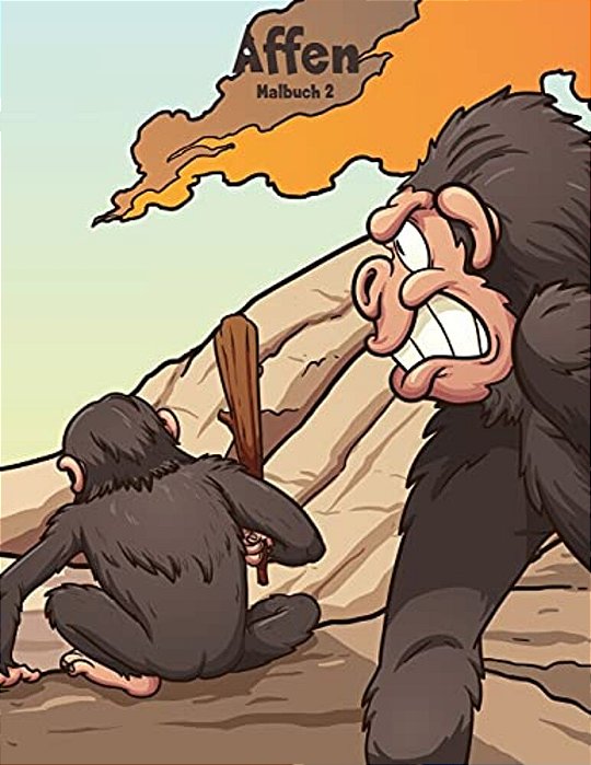Affen-Malbuch 2-..