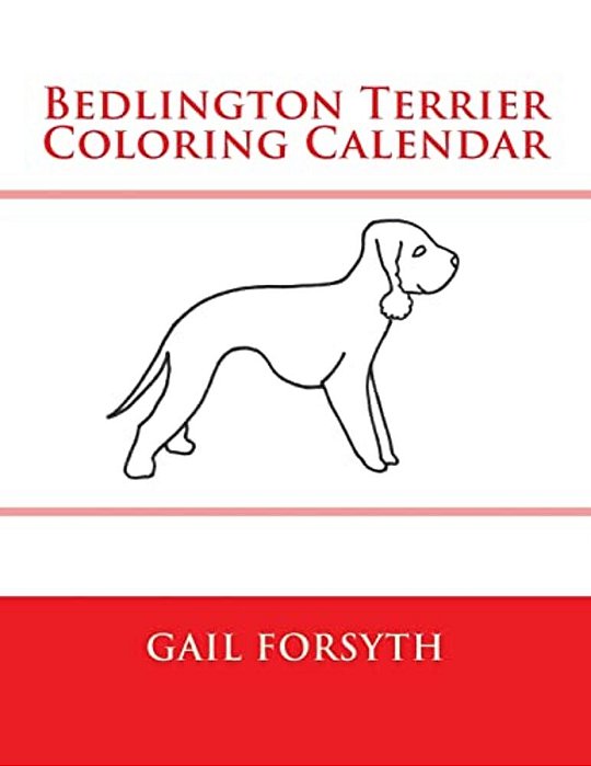 Bedlington Terrier Coloring Calendar-..