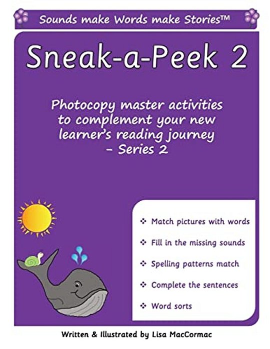 Sneak-A-peek 2: Sounds Make Words Make Stories, Teaching Resources, Series 2-..