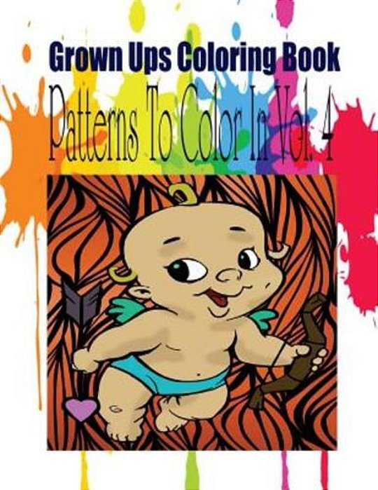 Grown Ups Coloring Book Patterns To Color In Vol. 4 Mandalas-..