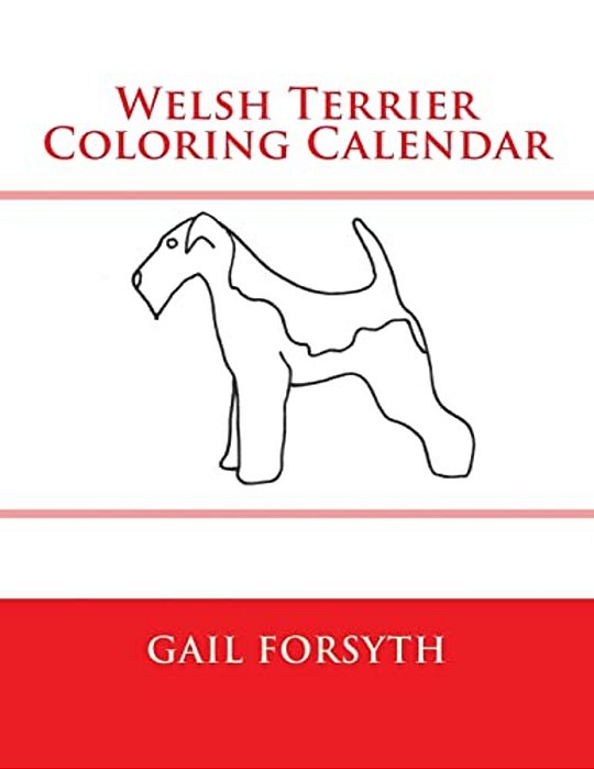 Welsh Terrier Coloring Calendar-..