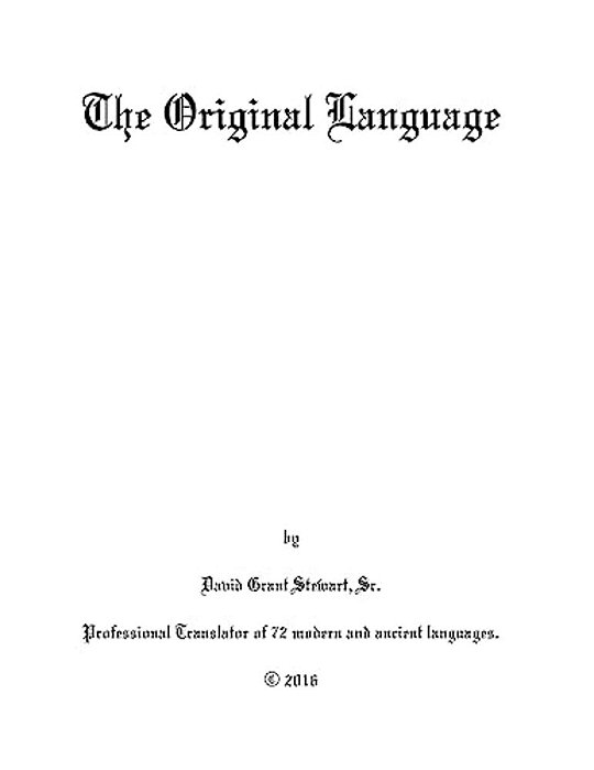 The Original Language-..