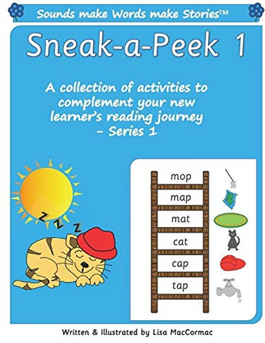 Sneak-A-peek 1: Sounds Make Words Make Stories, Teaching Resource, Series 1-..