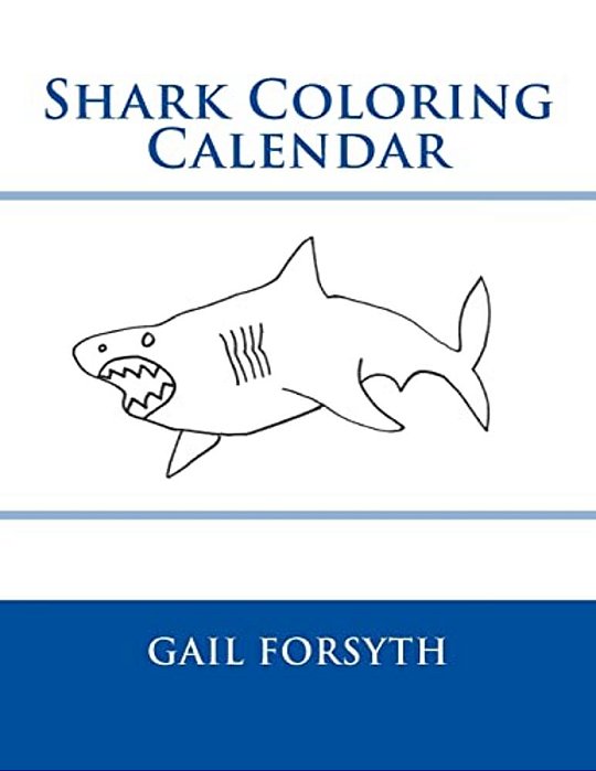 Shark Coloring Calendar-..