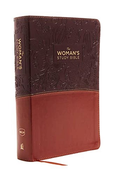 The Nkjv, Woman's Study Bible, Fully Revised, Imitation Leather, Brown/Burgundy, Full-Color: Receiving God's Truth For Balance, Hope, And Transformati-..