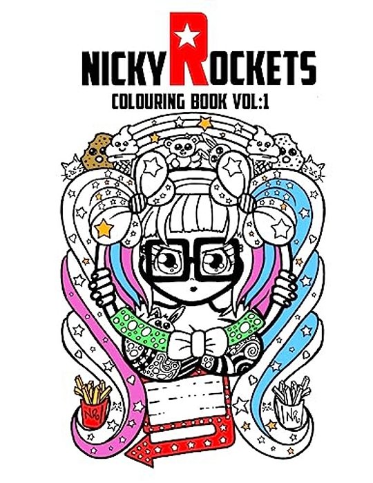 Nicky Rockets Colouring Book Vol 1-..