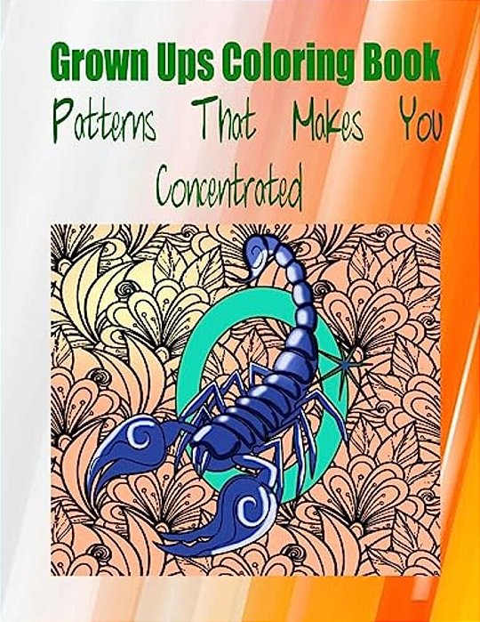 Grown Ups Coloring Book Patterns That Makes You Concentrated Mandalas-..