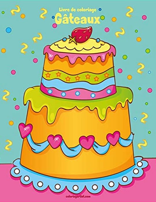 Livre De Coloriage Gâteaux 1-..