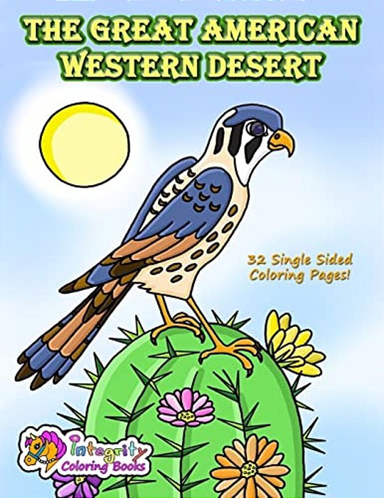 The Great American Western Desert: Coloring Book-..