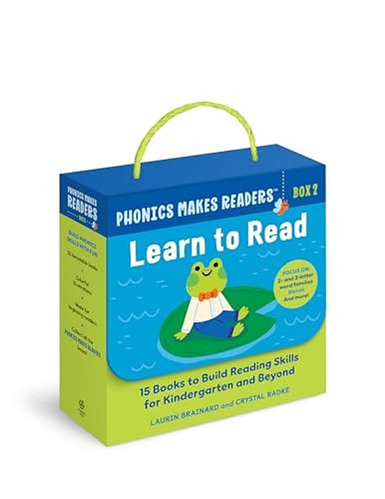 Phonics Makes Readers: Learn To Read Box 2: 15 Books To Build Reading Skills For Kindergarten And Beyond-..