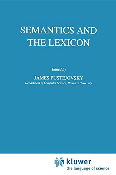 Semantics And The Lexicon-..