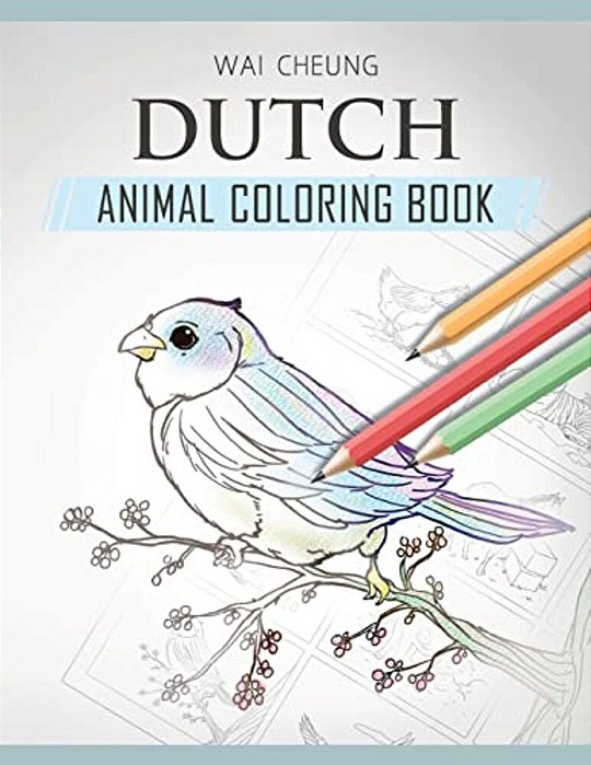Dutch Animal Coloring Book-..