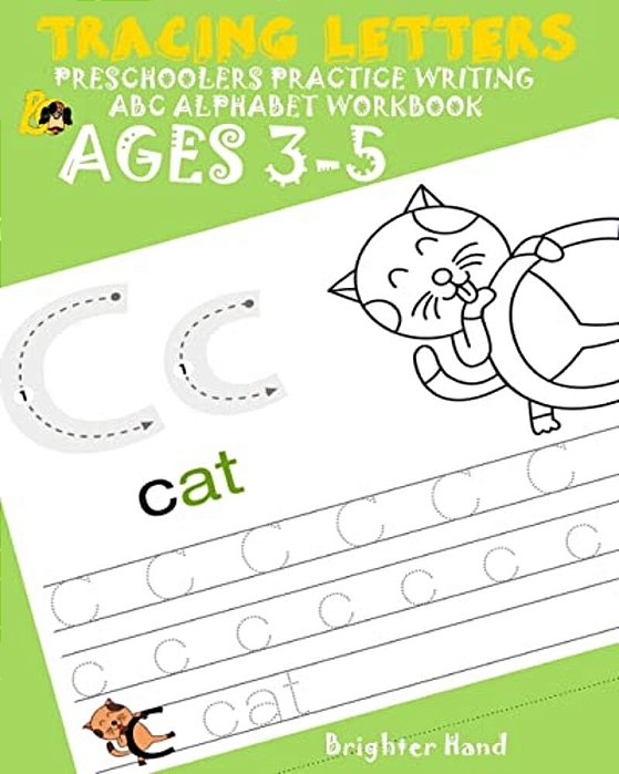 Tracing Letter Preschoolers*practice Writing Abc Alphabet*workbook Kids Ages 3-5: Extra Large Print (Lower Case)*-..