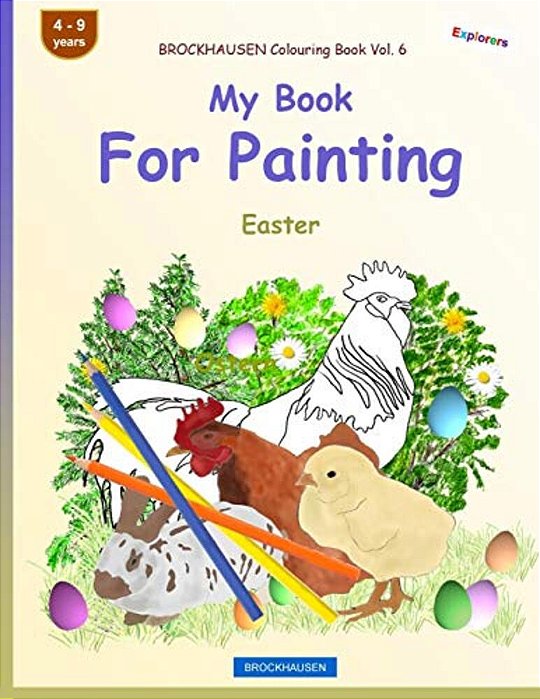 Brockhausen Colouring Book Vol. 6 - My Book For Painting: Easter-..