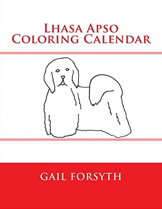 Lhasa Apso Coloring Calendar-..