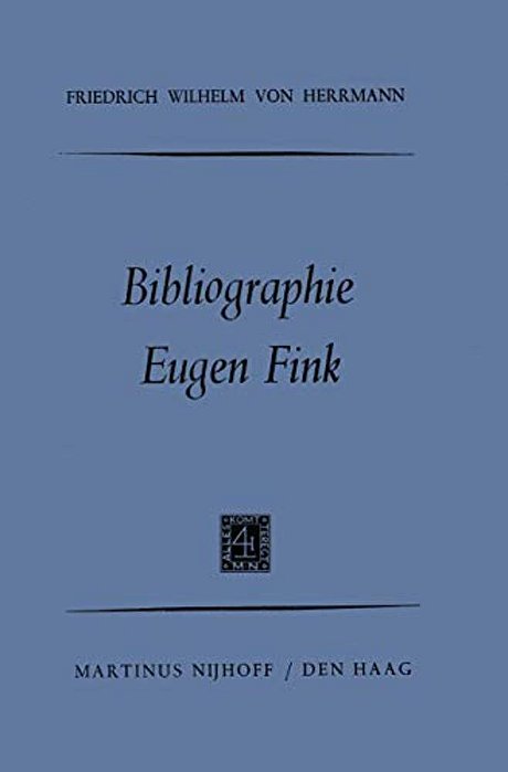 Bibliographie Eugen Fink-..