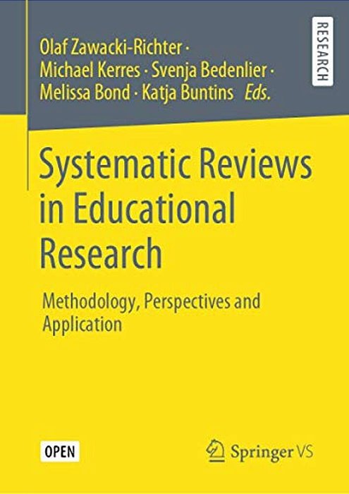 Systematic Reviews In Educational Research: Methodology, Perspectives And Application-..