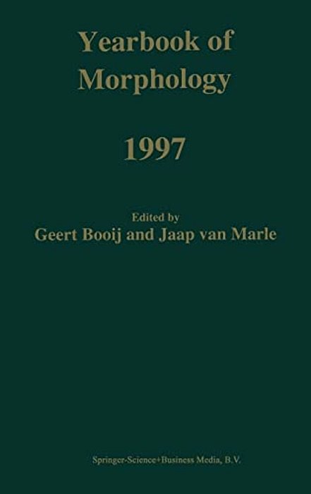 Yearbook Of Morphology 1997-..