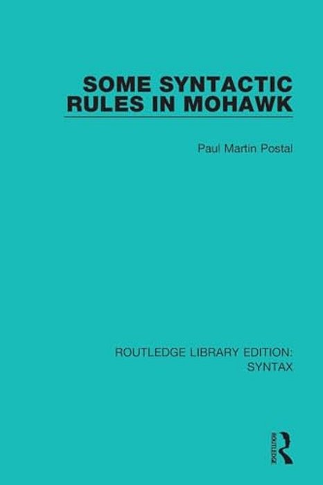 Some Syntactic Rules In Mohawk-..
