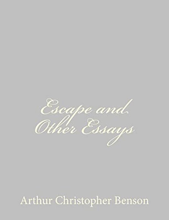 Escape And Other Essays-..