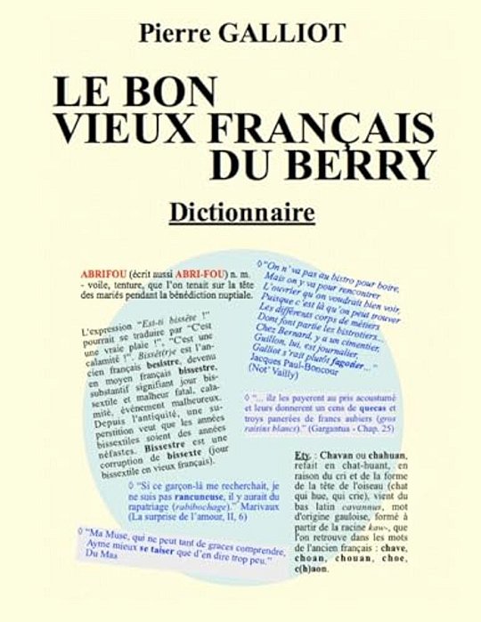 Le Bon Vieux Francais Du Berry: Dictionnaire-..