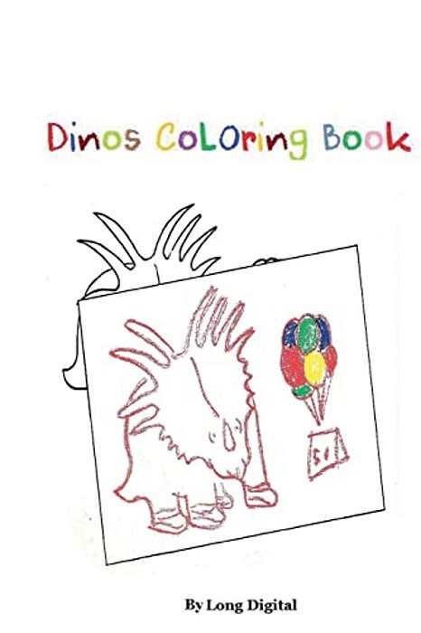 Dinos Coloring Book: Easy Draw, Trace And Color Dinosaurs-..