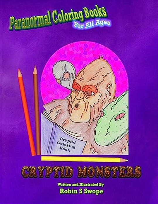 Paranormal Coloring Books: Cryptid Monsters-..