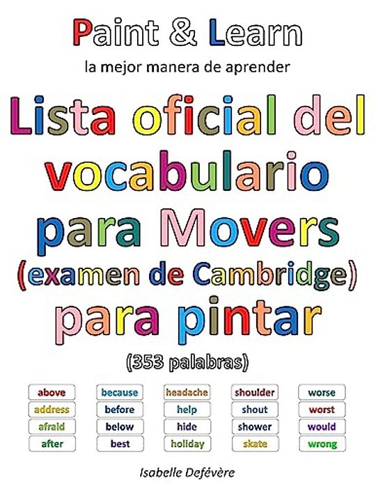 Lista Oficial Del Vocabulario Para Movers (Examen De Cambridge)-..